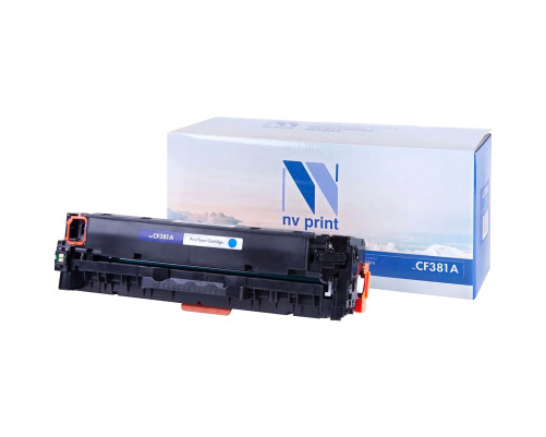 Тонер-картридж NVP NV-CF381A для HP Color LaserJet M476dn/ M476dw/ M476nw, голубой (2700 стр.)