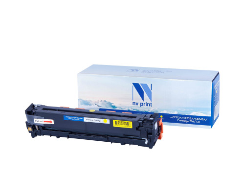 Тонер-картридж NVP NV-CF212A/CE322A/CB542A/NV-716/731 универсальный для HP/Canon LaserJet Pro 200 color MFP M276n/MFP M276nw/200 M251n/M251nw/CM1415fn/CM1415fnw/CP1525n/CP1525nw/LBP 7100 i-Sensys 7100CN/7110/7110CW/MF 623CN/628CW, желтый (1800 стр.)