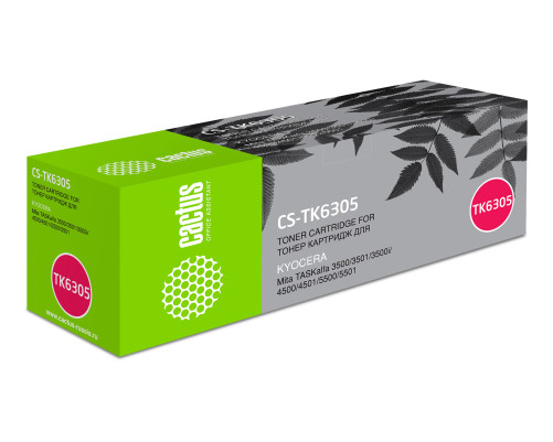 Картридж лазерный Cactus CS-TK6305 TK-6305 для Kyocera Mita TASKalfa 3500/3501 (35000 стр.)