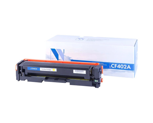 Тонер-картридж NVP NV-CF402A для HP Color LaserJet Pro M252dw/ M252n/ M274n/ M277dw/ M277n, желтый (1400 стр.)