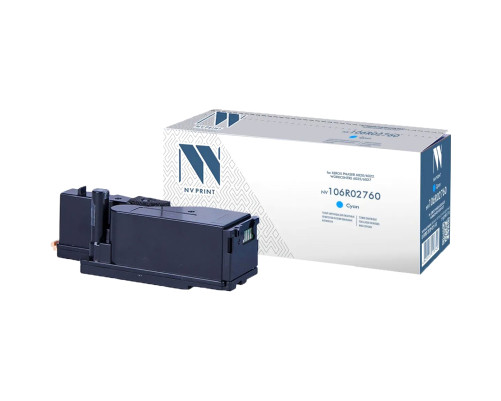 Тонер-картридж NVP NV-106R02760 для Xerox Phaser 6020/6022/ WorkCentre 6025/6027, голубой (1000 стр.)