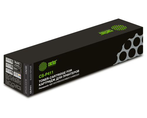 Картридж лазерный Cactus CS-P411 KX-FAT411A7 для Panasonic MB1900/MB2000/MB2010/MB (2000 стр.)