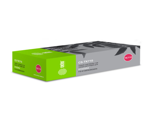 Картридж лазерный Cactus CS-TK710 TK-710 для Kyocera Mita FS 9130/9130DN/9530 (40000 стр.)