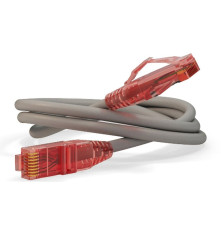 Патч-корд Hyperline U/UTP, Cat.5e, LSZH, 3 м, серый