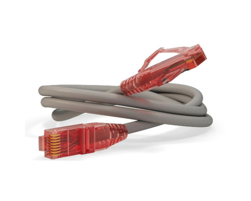 Патч-корд Hyperline U/UTP, Cat.5e, LSZH, 3 м, серый Патч-корд Hyperline U/UTP, Cat.5e, LSZH, 3 м, серый
