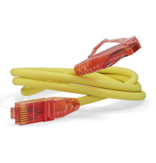 Патч-корд Hyperline U/UTP, Cat.5e, LSZH, 2 м, желтый