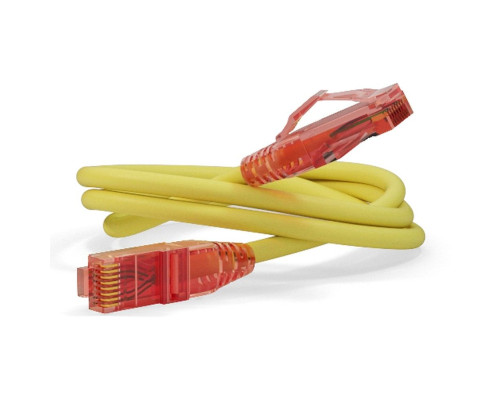 Патч-корд Hyperline U/UTP, Cat.5e, LSZH, 2 м, желтый Патч-корд Hyperline U/UTP, Cat.5e, LSZH, 2 м, желтый
