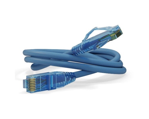 Патч-корд Hyperline U/UTP, Cat.6, LSZH, 2 м, синий Патч-корд Hyperline U/UTP, Cat.6, LSZH, 2 м, синий