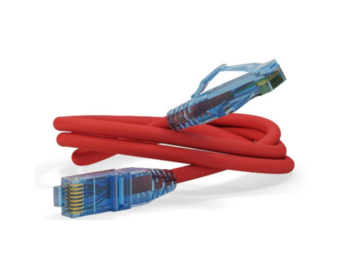 Патч-корд Hyperline U/UTP, Cat.6, LSZH, 2 м, красный Патч-корд Hyperline U/UTP, Cat.6, LSZH, 2 м, красный