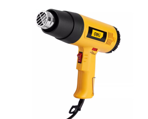Фен технический Deli DL5318 (1600 Вт, рабочая температура 100-590 град.) Фен технический Deli DL5318 (1600 Вт, рабочая температура 100-590 град.)