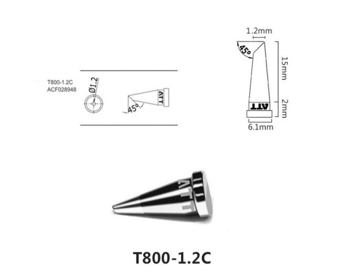 Паяльное жало , T800-1.2C Паяльное жало , T800-1.2C