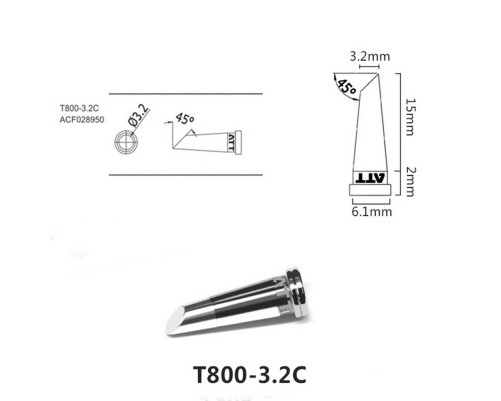 Паяльное жало , T800-3.2C Паяльное жало , T800-3.2C