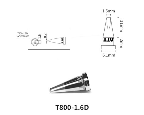 Паяльное жало , T800-1.6D Паяльное жало , T800-1.6D