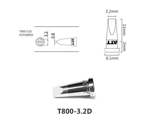 Паяльное жало , T800-3.2D Паяльное жало , T800-3.2D