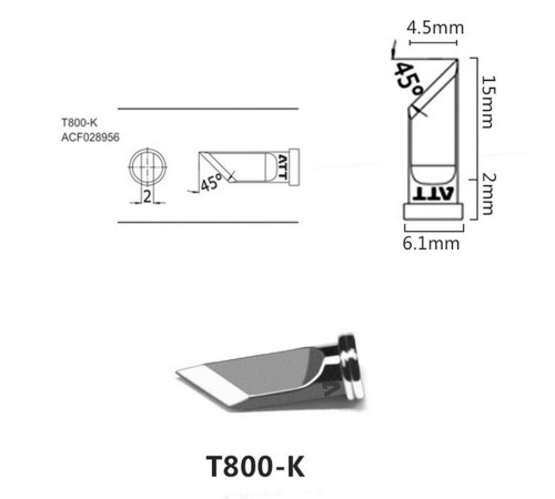 Паяльное жало , T800-K