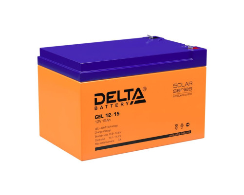 Аккумуляторная батарея Delta GEL 12-15 Аккумуляторная батарея Delta GEL 12-15