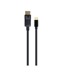 Кабель miniDP-DP Cablexpert CCP-mDP2-6, 20M/20M, v.1.2, 4K, 1.8 м, черный, позол. разъемы