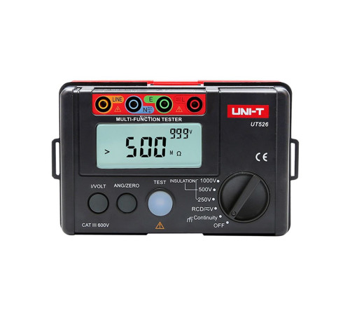 Измеритель сопротивления заземления и изоляции UNI-T  UT526