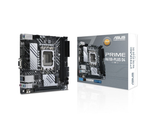 Материнская плата ASUS PRIME H610I-PLUS D4-CSM (LGA1700) Материнская плата ASUS PRIME H610I-PLUS D4-CSM (LGA1700)
