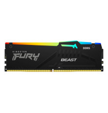 Модуль оперативной памяти Kingston 32GB DDR5 5200 DIMM FURY Beast RGB Gaming Memory KF552C40BBAK2-32 Non-ECC, CL40, 1.25V, 1RX8 (Kit of 2), RTL (328561)