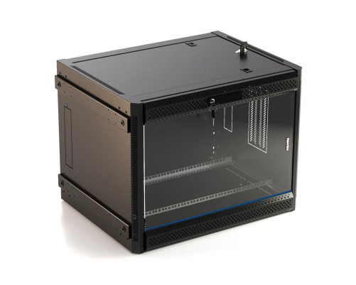 Шкаф Hyperline TWB-FC-1866-GP-RAL9004, черный