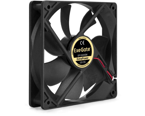 Вентилятор для корпуса ExeGate ExtraPower EP12025SM, черный