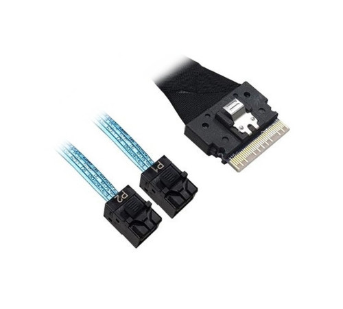 Кабель ACD-60003-ZC Slimline SASx8 (SFF8654) -to- 2 SAS HD x4 (SFF8643 SAS Connections), 1 м, (аналог Broadcom 05-60003-00)