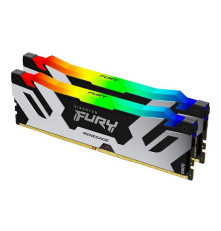 Модуль оперативной памяти Kingston 32GB DDR5 6400 DIMM FURY Renegade RGB XMP Gaming Memory KF564C32RSAK2-32 Non-ECC, CL32, 1.4V, (Kit of 2) 1RX8 32-39-39  288-pin 16Gbit, RTL