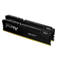 Модуль оперативной памяти Kingston 16GBDDR5 6000 DIMM FURY Beast Black EXPO Gaming Memory KF560C36BBEK2-16 Non-ECC,  CL36 , 1.35V, (Kit of 2) 1RX16 36-38-38  288-pin 16Gbit, RTL