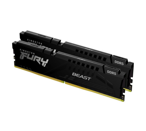 Модуль оперативной памяти Kingston 16GB FURY Beast Black EXPO DDR5 6000Mhz DIMM,  CL36 , 1.35V, (Kit of 2) 1RX16 36-38-38  288-pin 16Gbit, RTL