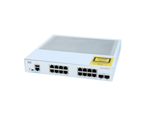 Коммутатор CISCO Catalyst 1000, черный (C1000-16T-2G-L)