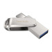 USB накопитель 256GB SanDisk Ultra Dual Drive Luxe USB 3.2 Gen 1, серебристый