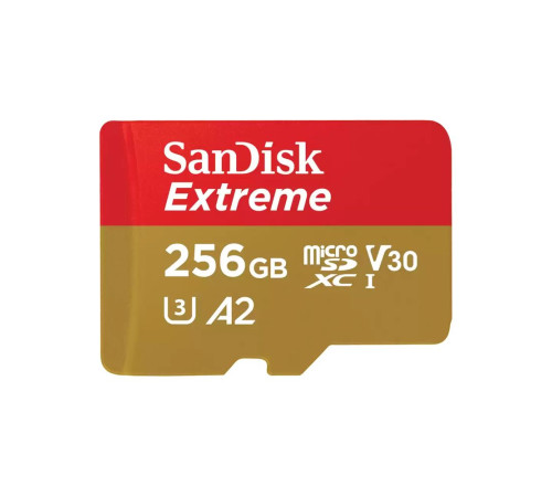 Карта памяти microSD 256GB SanDisk Extreme SDSQXAV-256G-GN6MN Class 10 UHS I, без адаптера