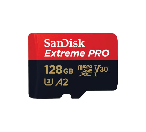 Карта памяти microSDXC 128GB SanDisk Extreme Pro SDSQXCD-128G-GN6MA Class 10 UHS-3, с адаптером