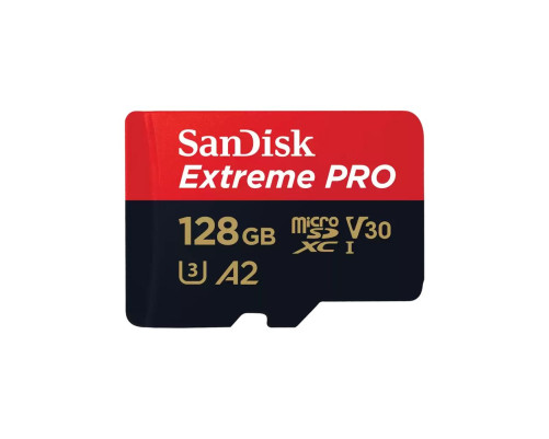 Карта памяти microSDXC 128GB SanDisk Extreme Pro SDSQXCD-128G-GN6MA Class 10 UHS-3, с адаптером