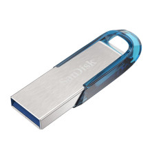 USB накопитель 32GB SanDisk Ultra Flair USB 3.2 Gen 1, серебристый/синий