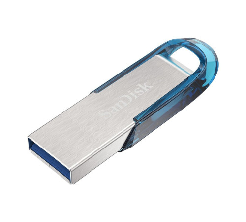 USB накопитель 32GB SanDisk Ultra Flair USB 3.2 Gen 1, серебристый/синий