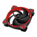Вентилятор для корпуса Arctic Cooling BioniX P120, красный/черный