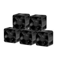Вентилятор для корпуса Arctic Cooling S4028-15K, черный (комплект 5 шт.)