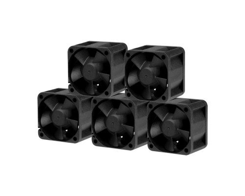 Вентилятор для корпуса Arctic Cooling S4028-6K, черный (комплект 5 шт.)