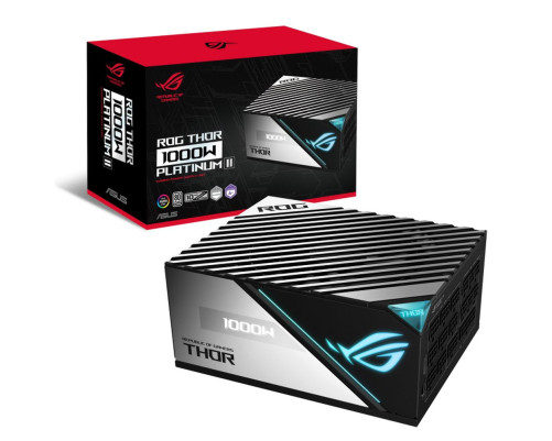 Блок питания 1000 Вт ASUS ROG-THOR-1000P2-GAMING, черный/белый Блок питания 1000 Вт ASUS ROG-THOR-1000P2-GAMING, черный/белый