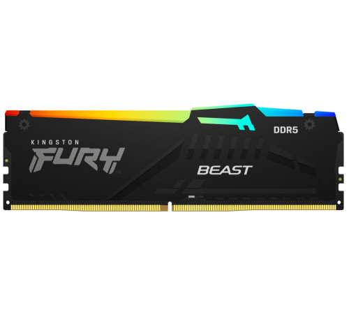 Модуль оперативной памяти Kingston 32GB FURY Beast RGB XMP DDR5 5200Mhz