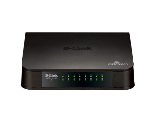 Коммутатор D-Link DES-1016A/E2A, черный Коммутатор D-Link DES-1016A/E2A, черный