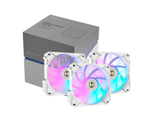 Вентилятор для корпуса ALSEYE COOLING FAN i12W-K3, белый (комплект 3 шт.) Вентилятор для корпуса ALSEYE COOLING FAN i12W-K3, белый (комплект 3 шт.)