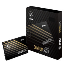 Твердотельный накопитель MSI SPATIUM S270, 480GB, 2.5"