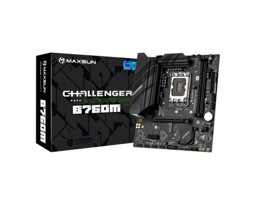 Материнская плата Maxsun MS-Challenger B760M (LGA1700) Материнская плата Maxsun MS-Challenger B760M (LGA1700)