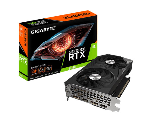 Видеокарта Gigabyte RTX3060 GAMING OC 8GB, GDDR6/128-bit