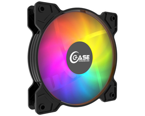 Вентилятор для корпуса Powercase M2_6P ARGB, черный Вентилятор для корпуса Powercase M2_6P ARGB, черный