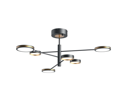 Умная люстра Yeelight C2103 Arowana Chandelier, 6 плафонов, черный Умная люстра Yeelight C2103 Arowana Chandelier, 6 плафонов, черный