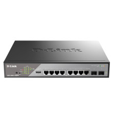 Коммутатор D-Link DSS-200G-10MPP/A1A, черный